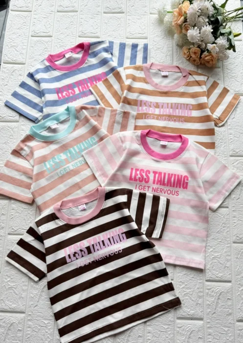 Remera de Nena Rayada Premium