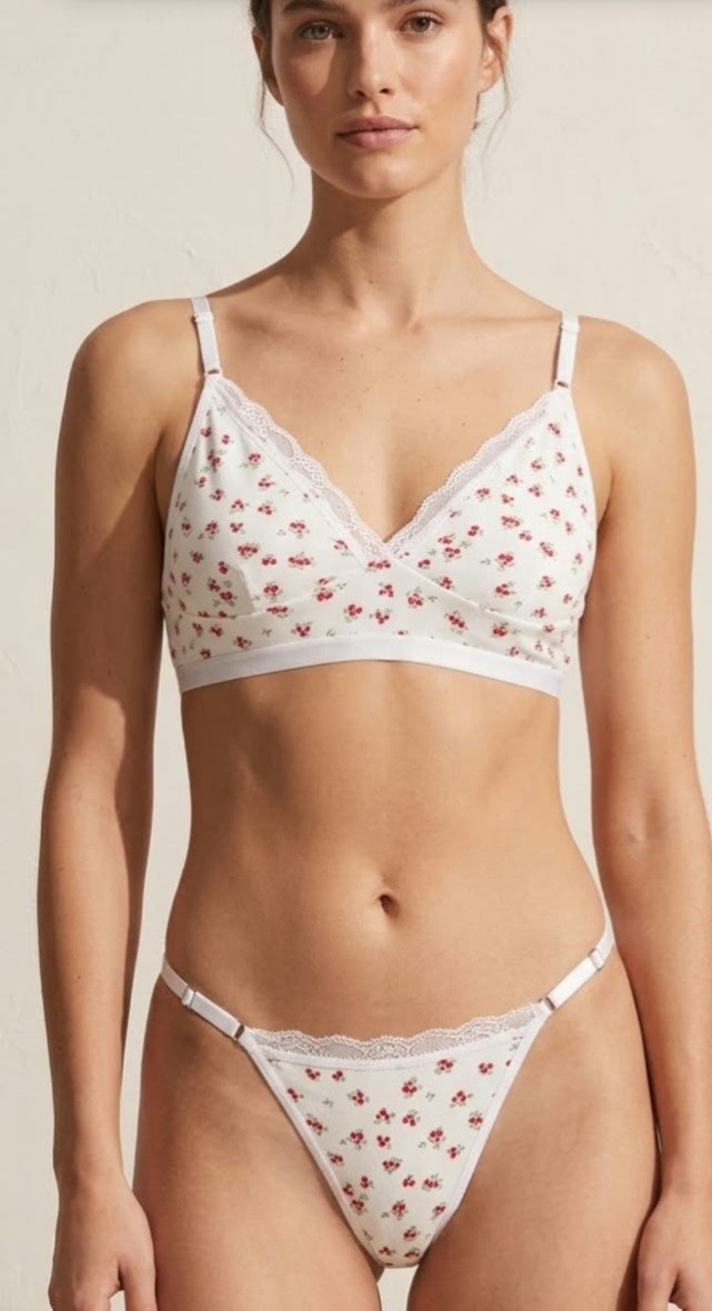 Conjunto Bralette Morley Detalle Encaje - Imagen 2