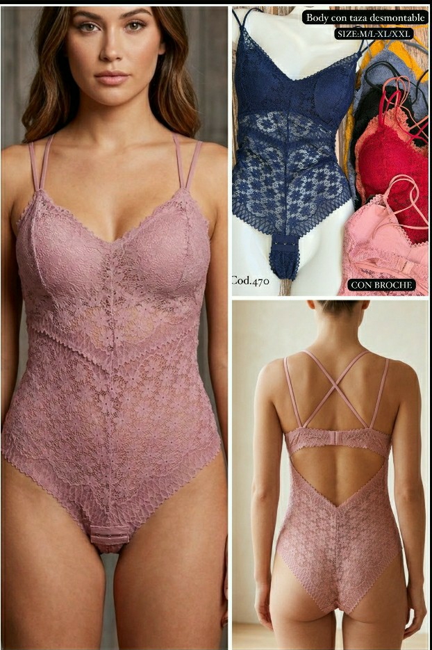 Body  de Encaje Importado Promo - Imagen 2