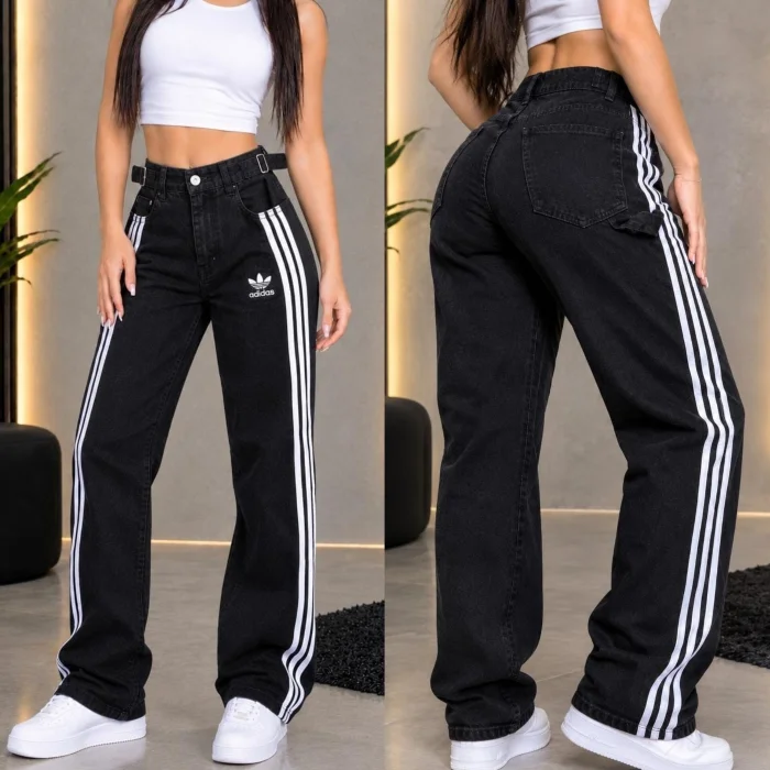Baggy Jean Adi con Regulador/ Logo Bordado