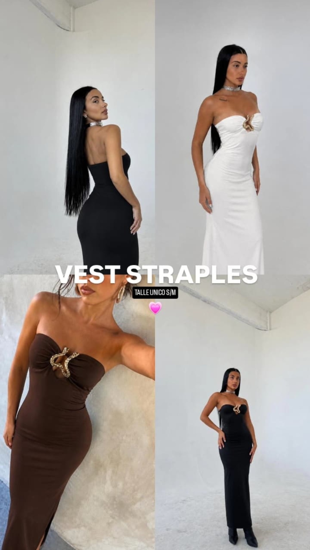 Vestido Straples Largo - Imagen 5