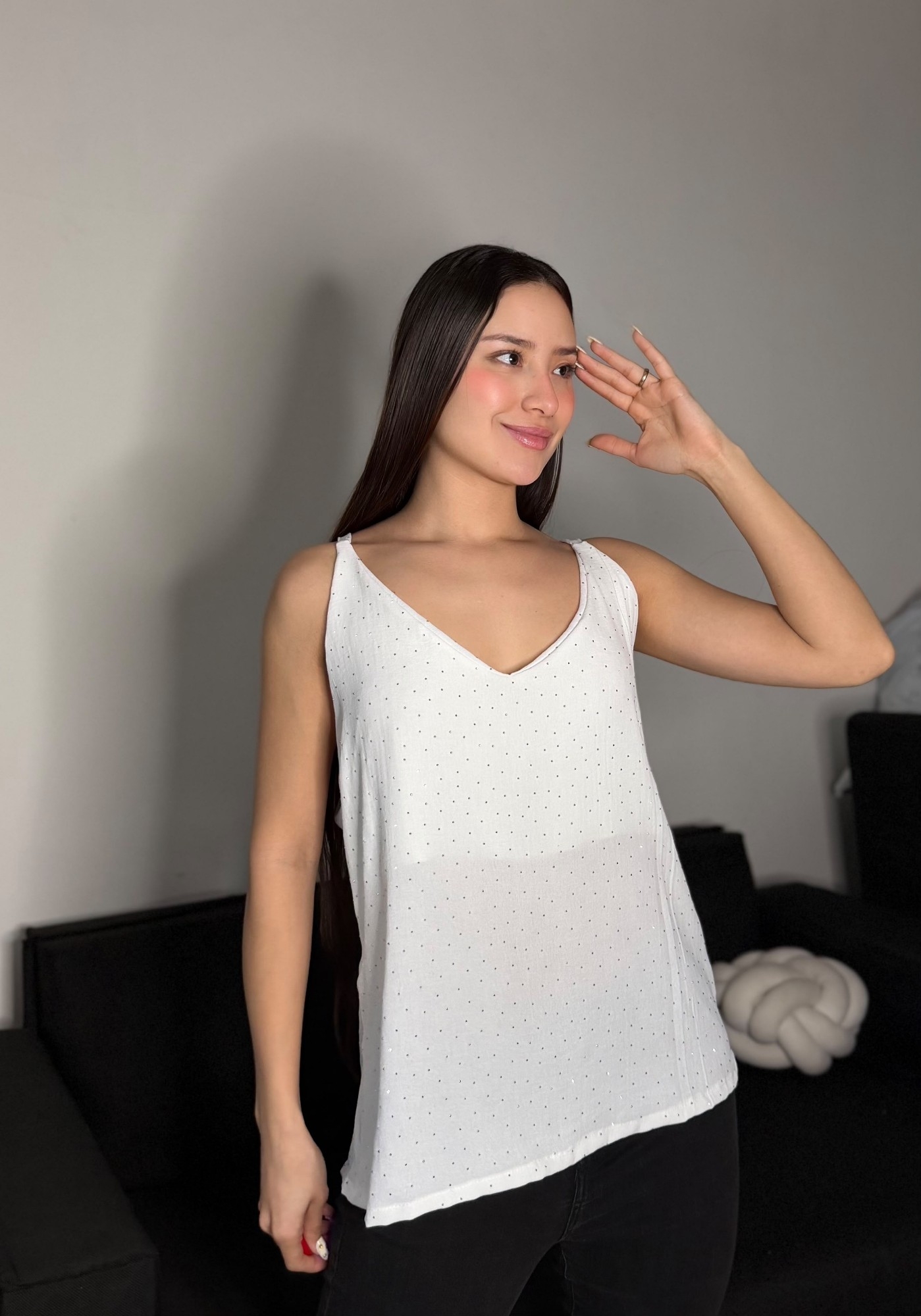 Musculosa Cey Strass - Thalia - Imagen 6