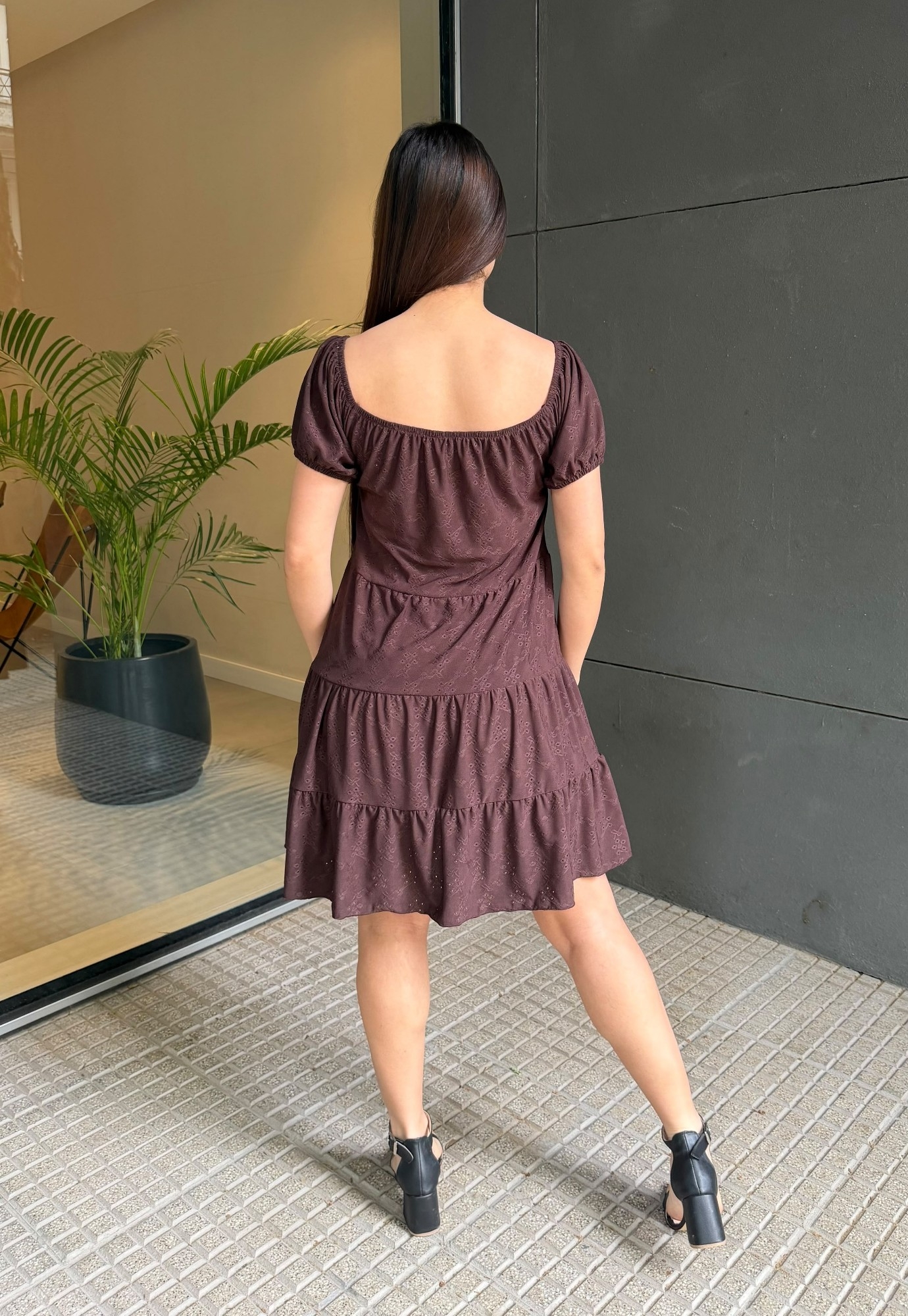 Vestido Broderi Paisanita Broderie - Ana - Imagen 5