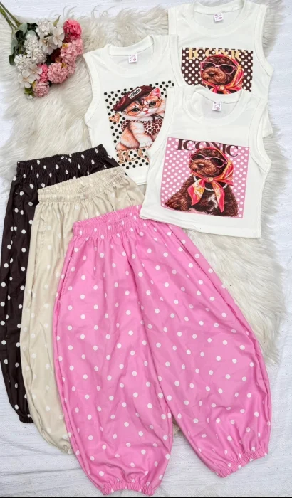 Conjunto Lunares de Nena Animal