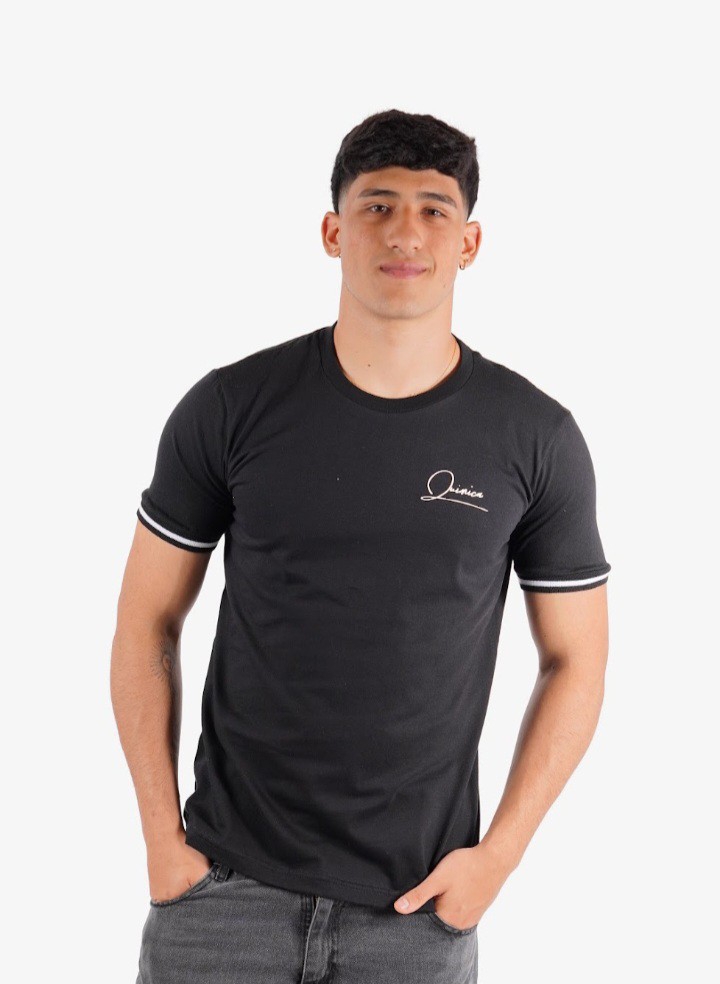 Remera con Puño Tejido - Imagen 1