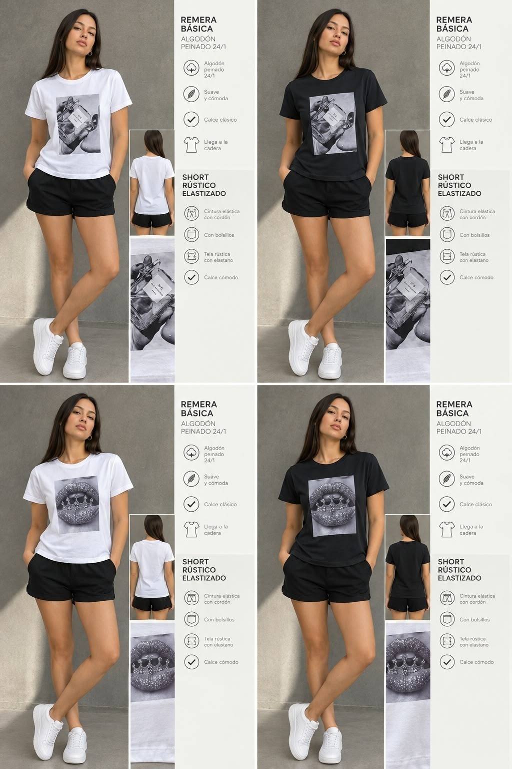 Remera Algodón Peinado 24/1 - Imagen 2
