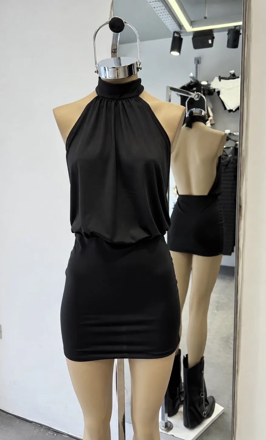 Vestidos/vestido Globo/vestido Cuello Lazo/vestido Elegante/vestido Formal/vestido - Imagen 3