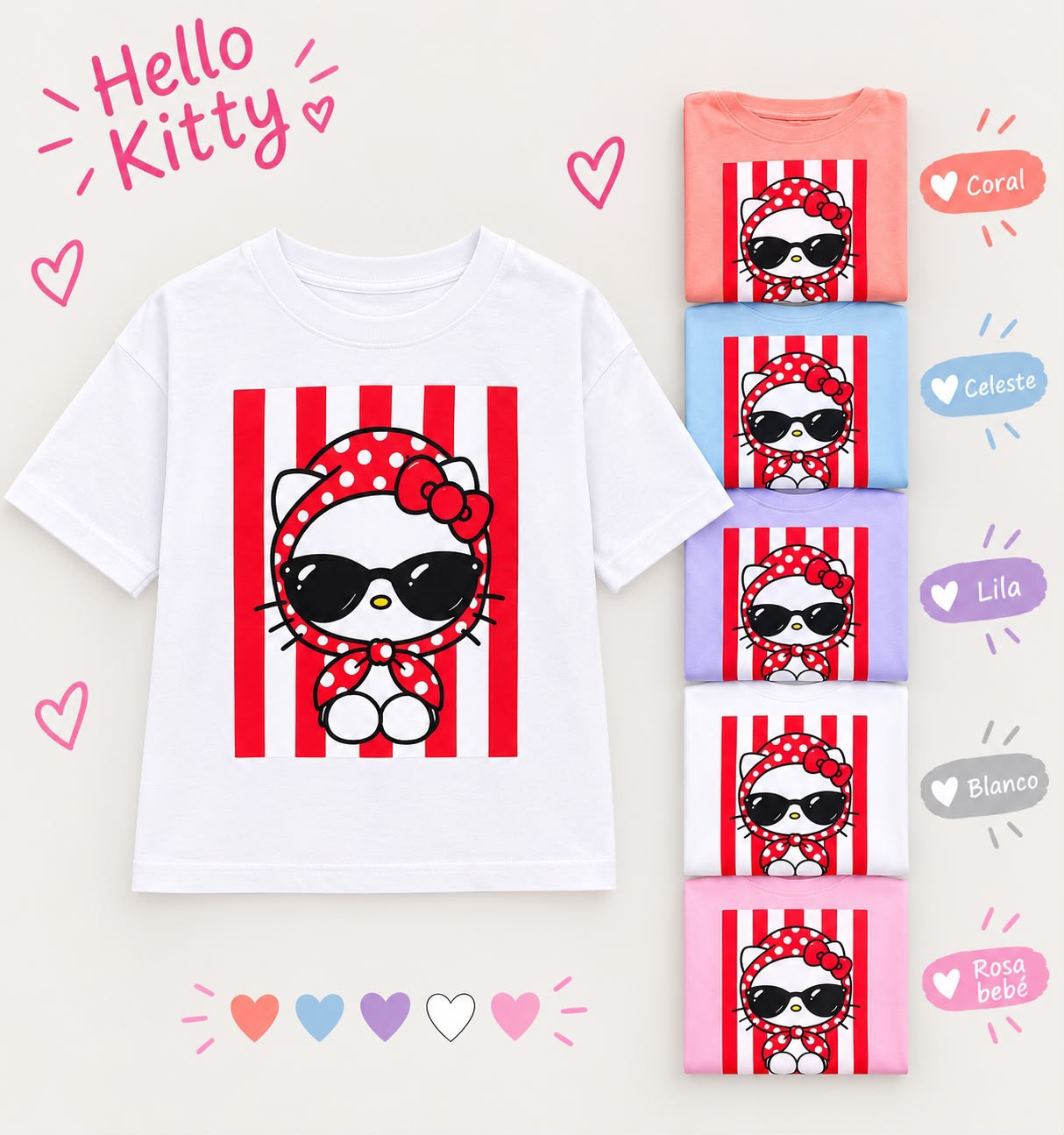 Remeras Over Kitty - Imagen 2