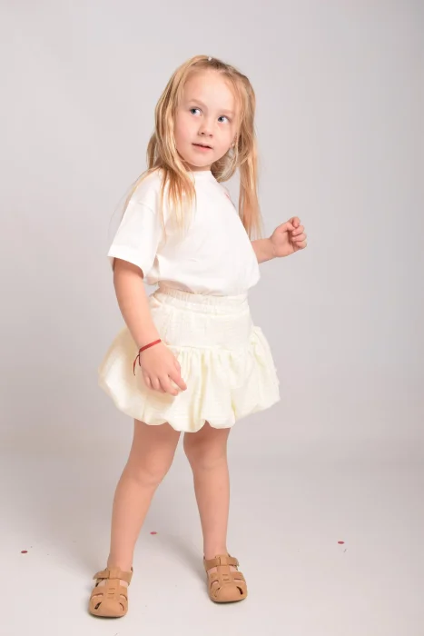 Short Pollera Globo Cuadrille