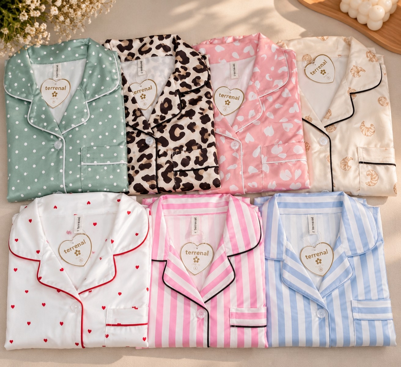 Conjunto Pijama Camisero Bamboo - Imagen 5