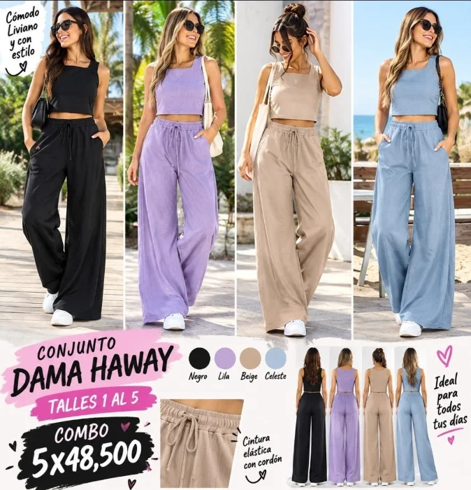 Conjunto Hawaii Dama