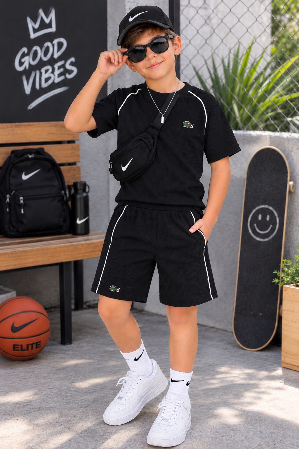 Conjunto Lacoste Niño - Imagen 2