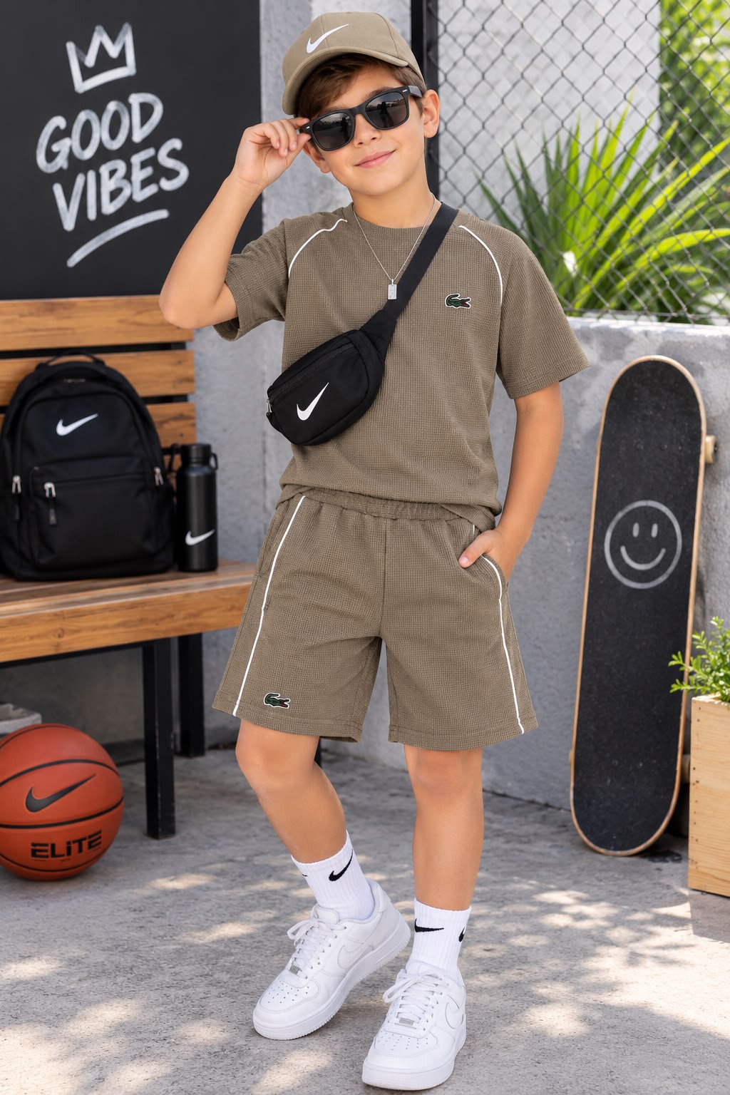 Conjunto Lacoste Niño - Imagen 3
