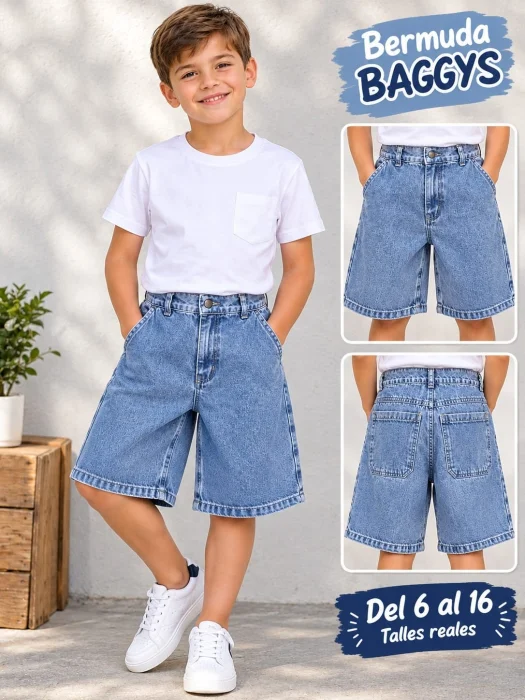 Bermudas Rígidas de Niño