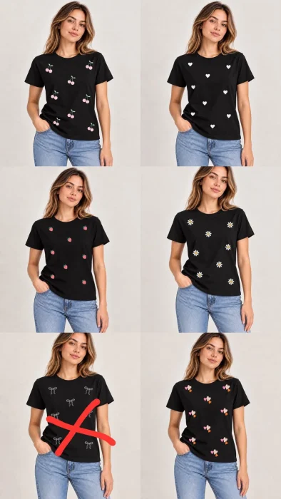 Remera con Diseños Algodon Peinado ( Excelente Calidad)