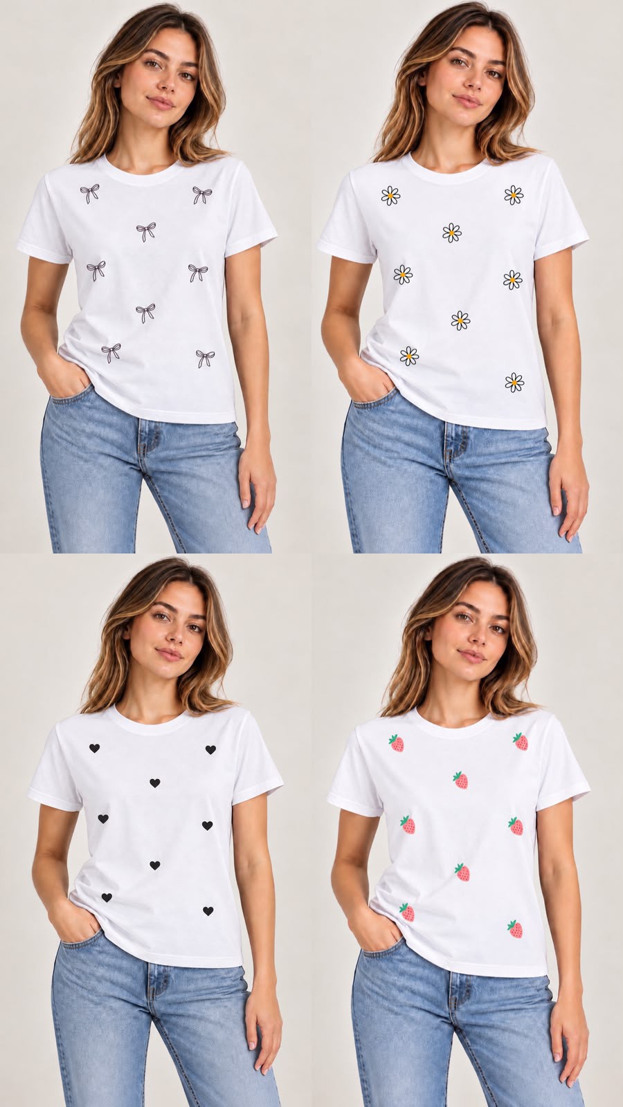 Remera con Diseños Algodon Peinado ( Excelente Calidad) - Imagen 3