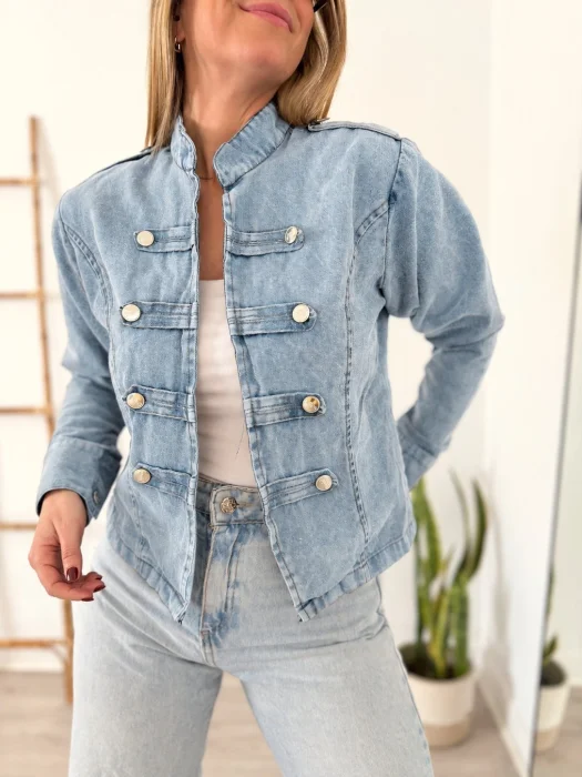 Chaqueta Napoleon Celeste