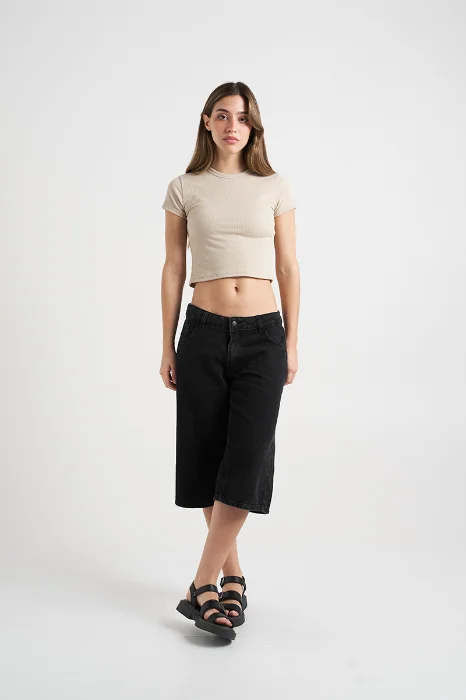 4029 Bermuda Negra  Bolsillo Tapita