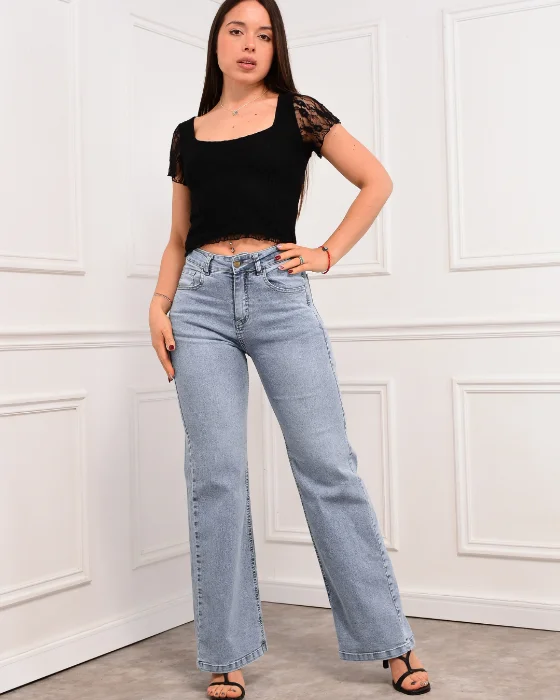 Jeans Elastizado Tiro Alto