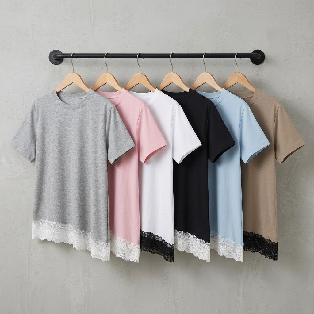 Remeras con Encaje - Imagen 3