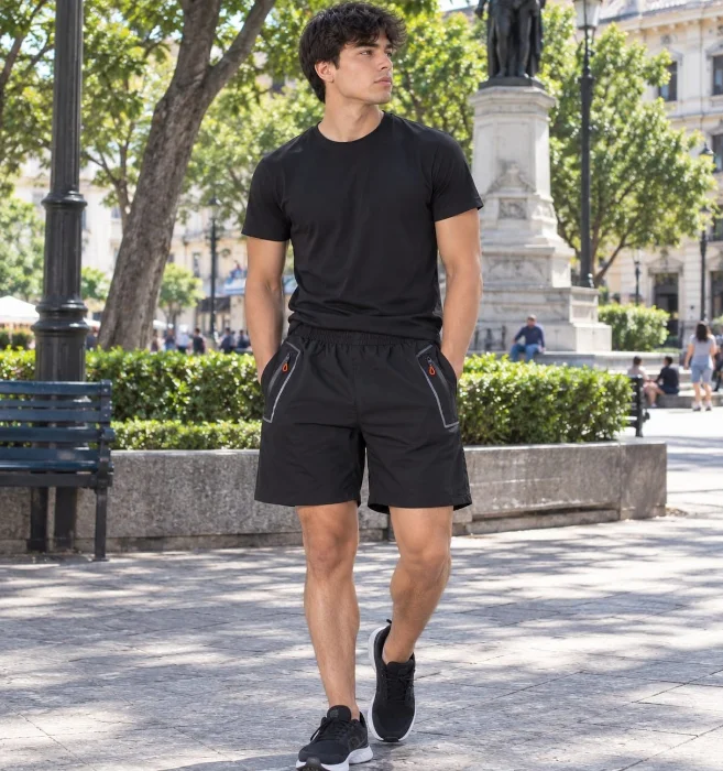 Shorts Deportivo de Laycra