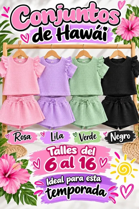 Conjunto Shor Pollera (convolado)