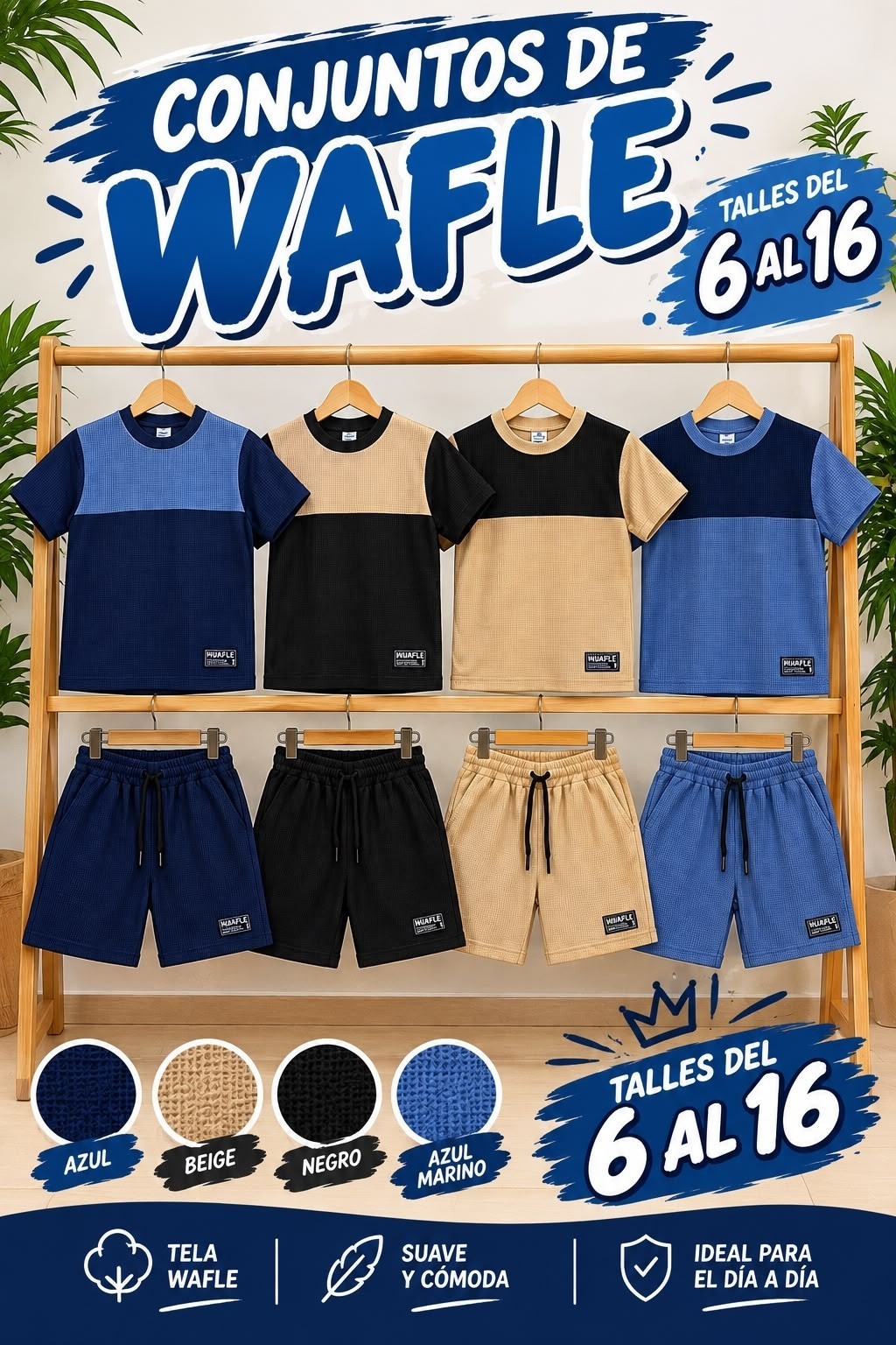 Conjunto Convinado (wafle) - Imagen 3