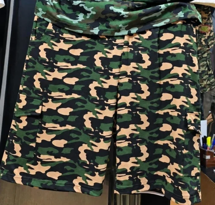 Bermuda Cargo Camuflado, Talle Especial