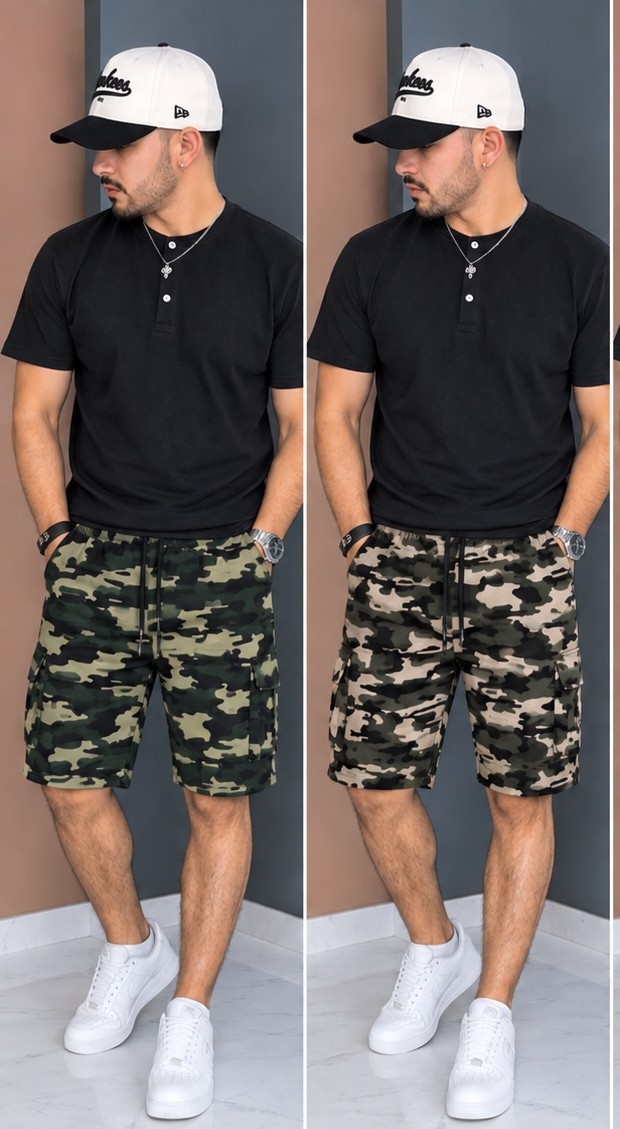 Bermuda Cargo Camuflada - Imagen 2