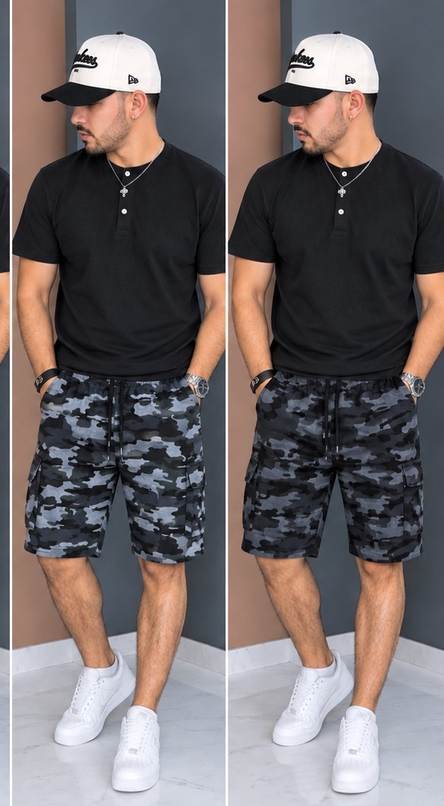 Bermuda Cargo Camuflada - Imagen 3