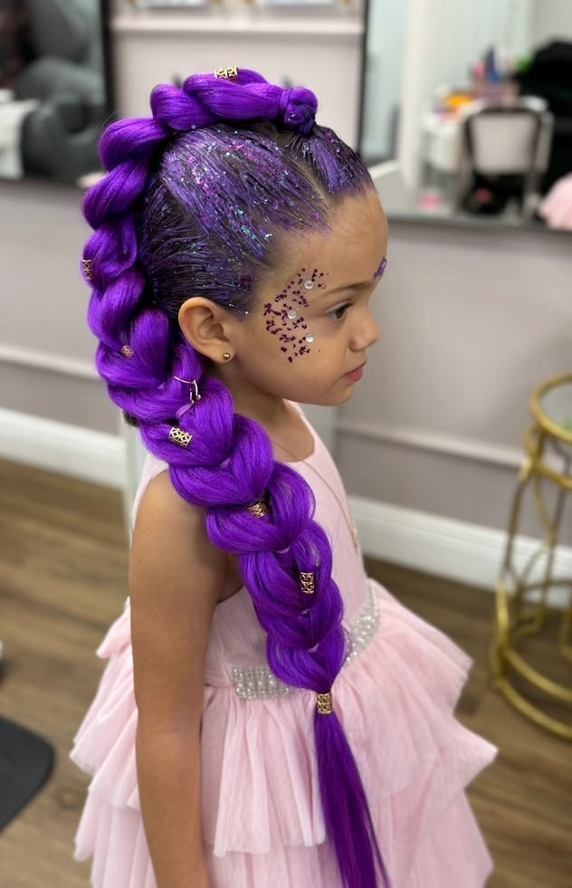 Rumi Trenzas de Kanecalon K-pop - Imagen 2