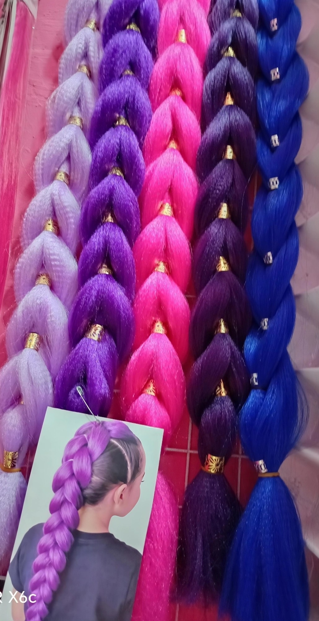 Rumi Trenzas de Kanecalon K-pop - Imagen 3