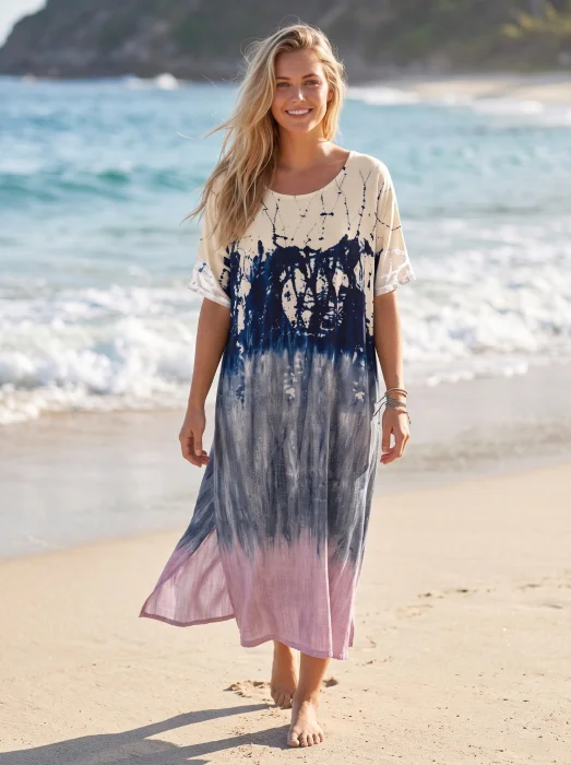 Vestido Sublimado Batik