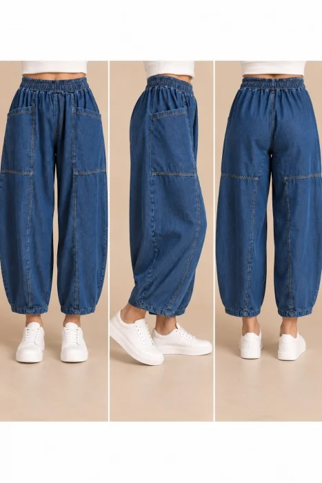 Pantalón Barrel de Jeans