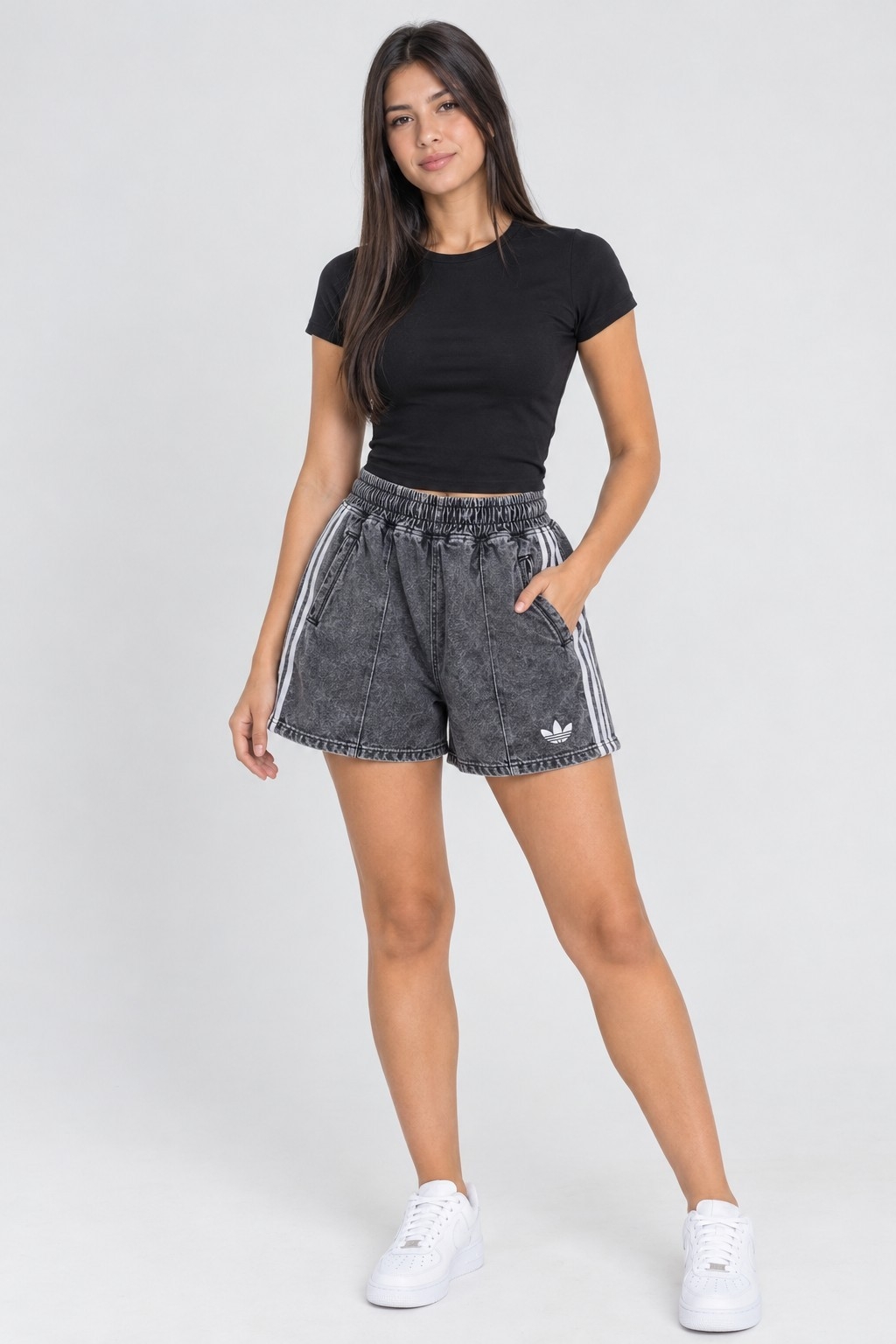 Short Jeans Adid Dama - Imagen 2