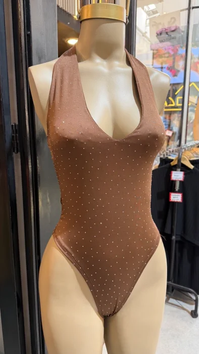 Body Halter con Stras