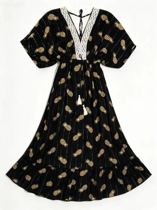 Vestido Estilo Boho con Manga