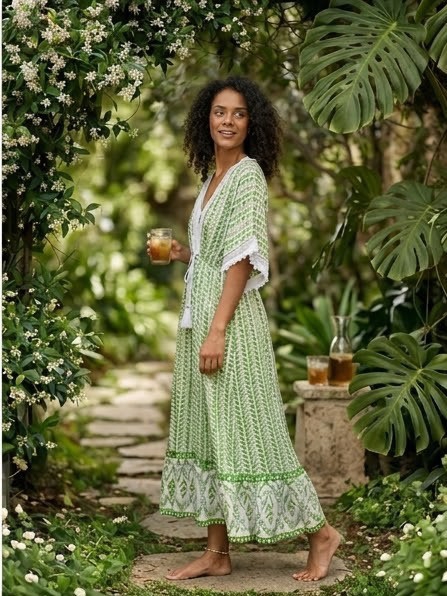 Vestido Estilo Boho con Manga - Imagen 3