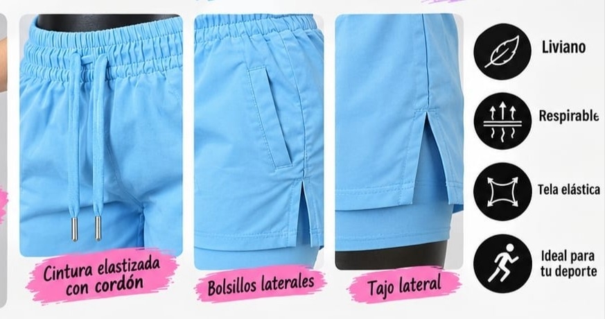 Short Dri-fit con "calza" - Imagen 2