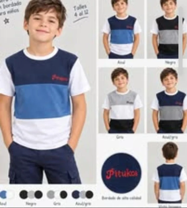 Remeras Tricolor