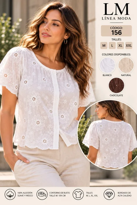 Camisa de Brodery. 156