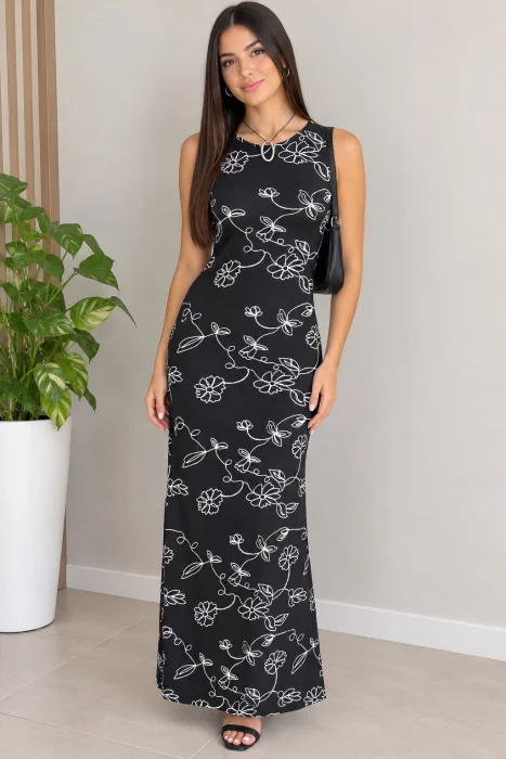 Vestido Gabriela  Bordados