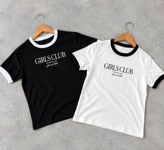 Remera Combinada de Algodón