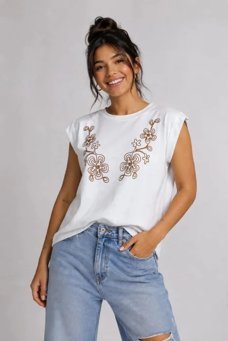Remera Flor