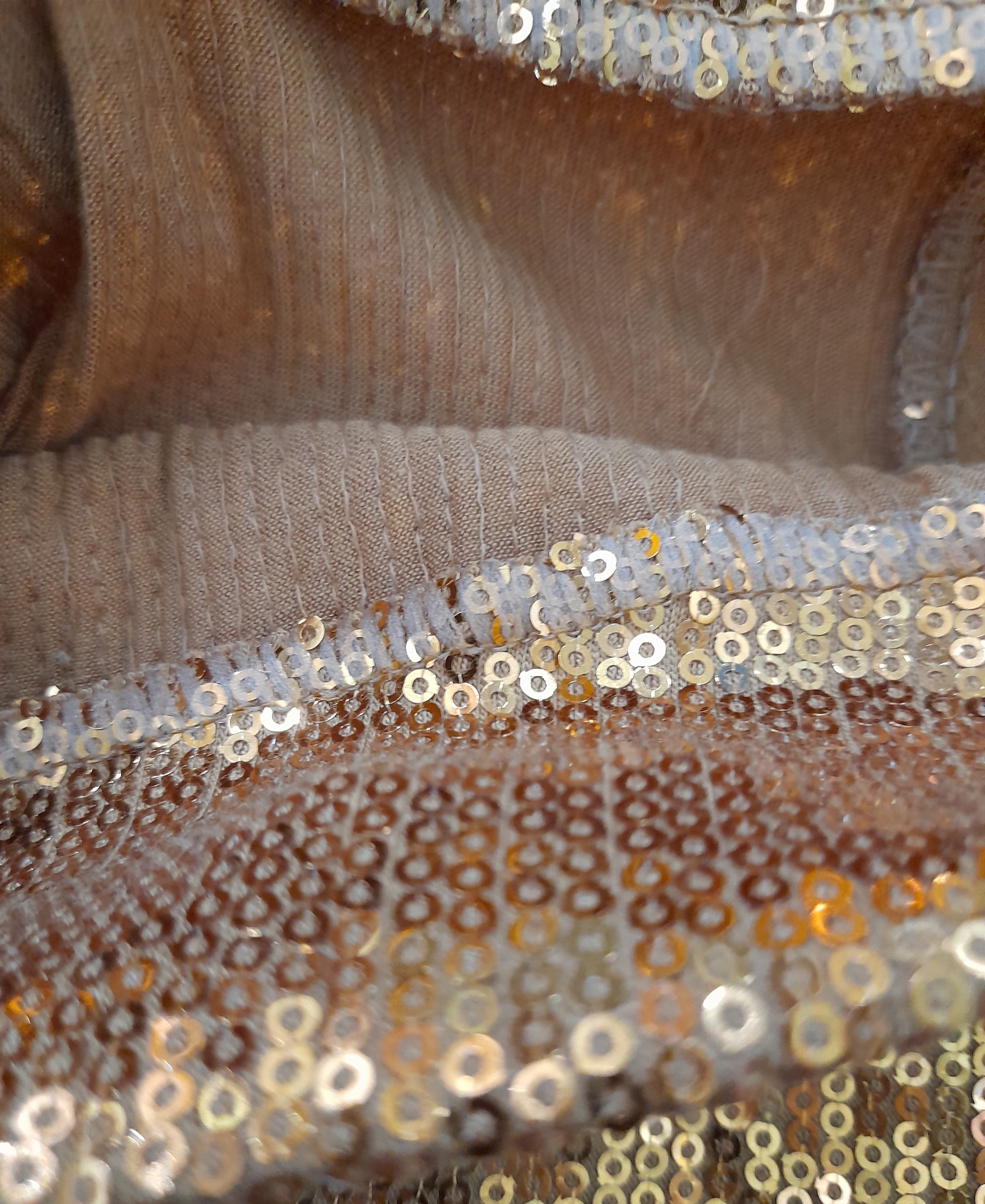 Short Lentejuela Dorado - Imagen 2