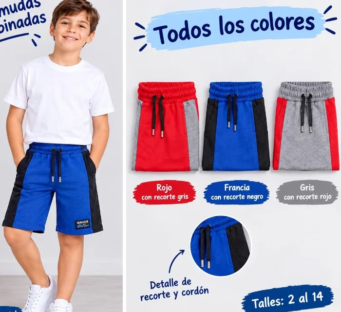 Bermudas Combinadas