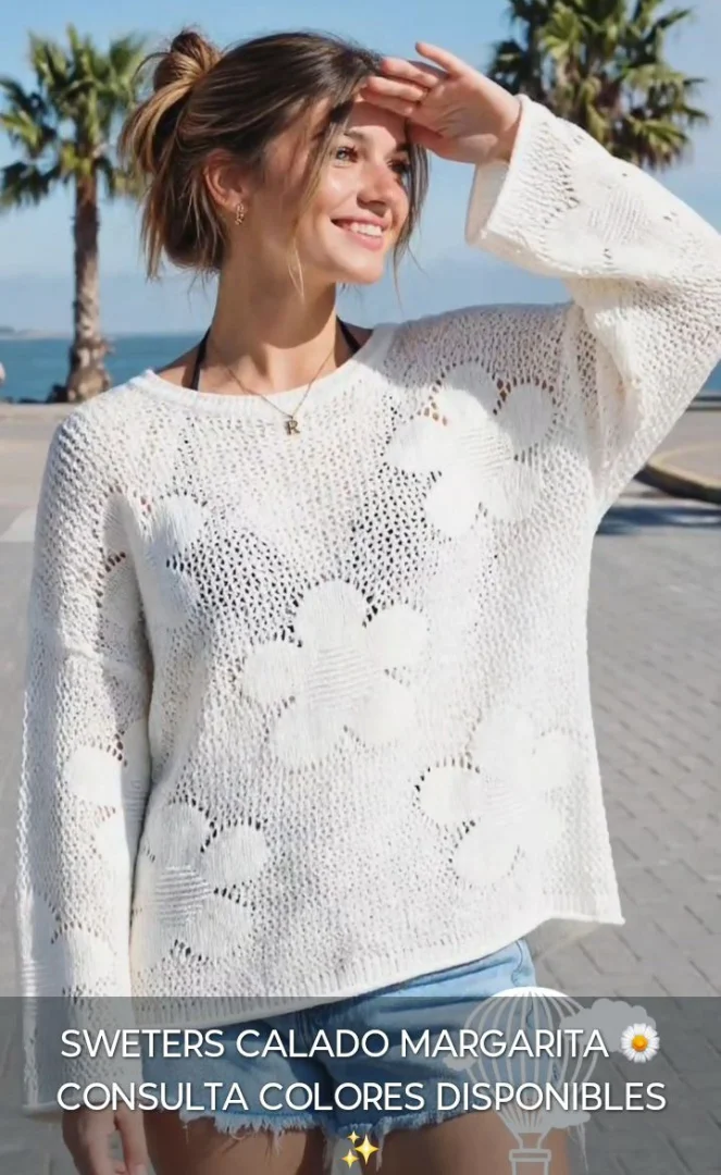 Sweters Margarita Calado Hilo - Imagen 1
