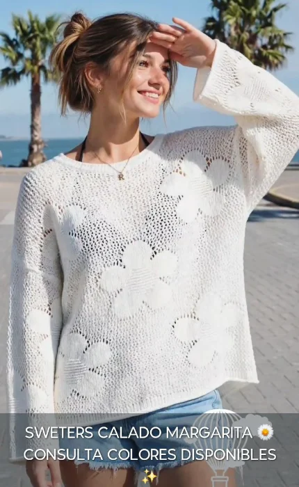 Sweters Margarita Calado Hilo