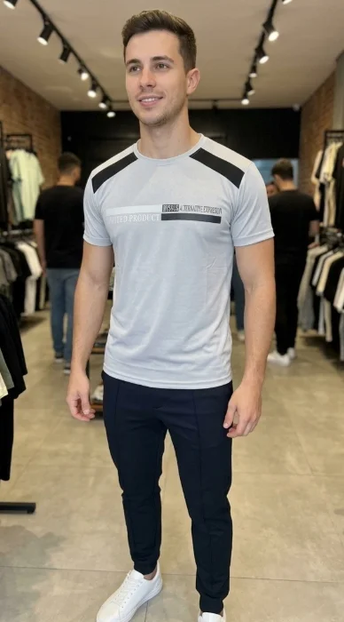 Remera Combinada de Modal