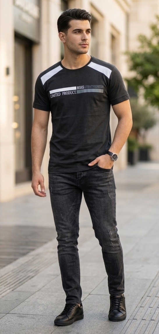 Remera Combinada de Modal - Imagen 2